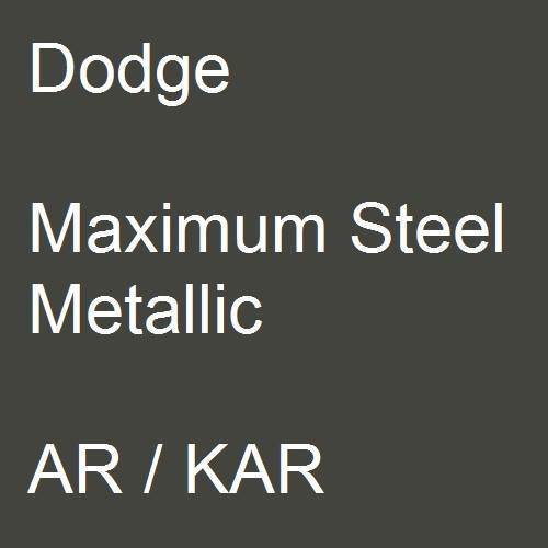 Dodge, Maximum Steel Metallic, AR / KAR.